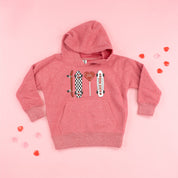 Valentine Skateboard - Child HOODIE Little Mama Shirt Shop