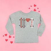 Valentine Skateboard - Child Long Sleeve Tee Little Mama Shirt Shop