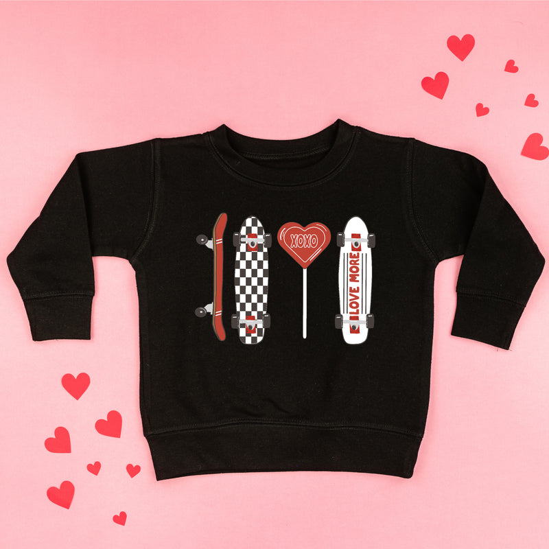 Valentine Skateboard - Child Sweater