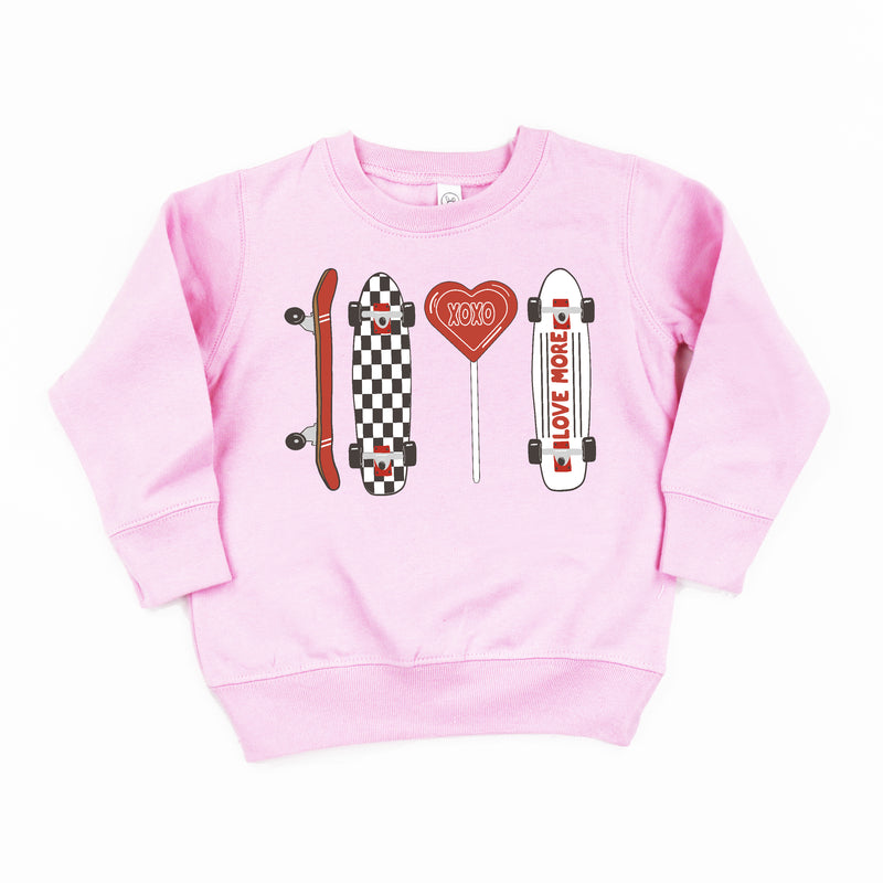 Valentine Skateboard - Child Sweater