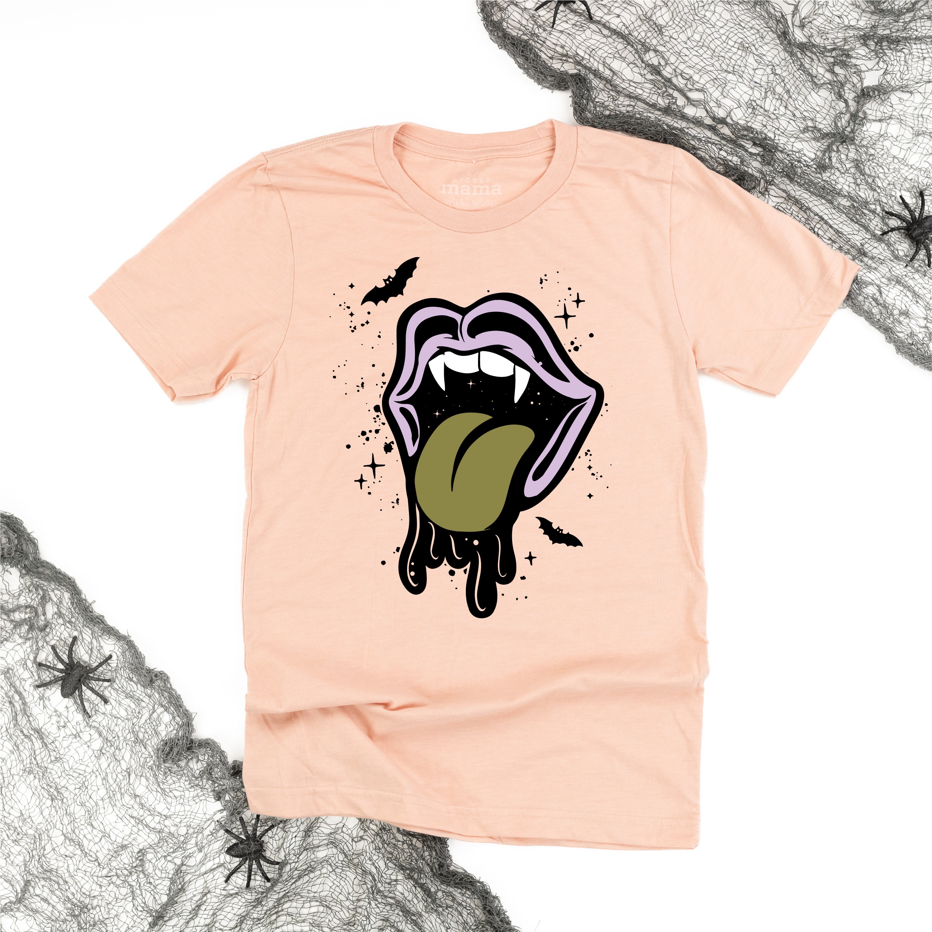 Vampire Drippy Mouth - Unisex Tee Little Mama Shirt Shop