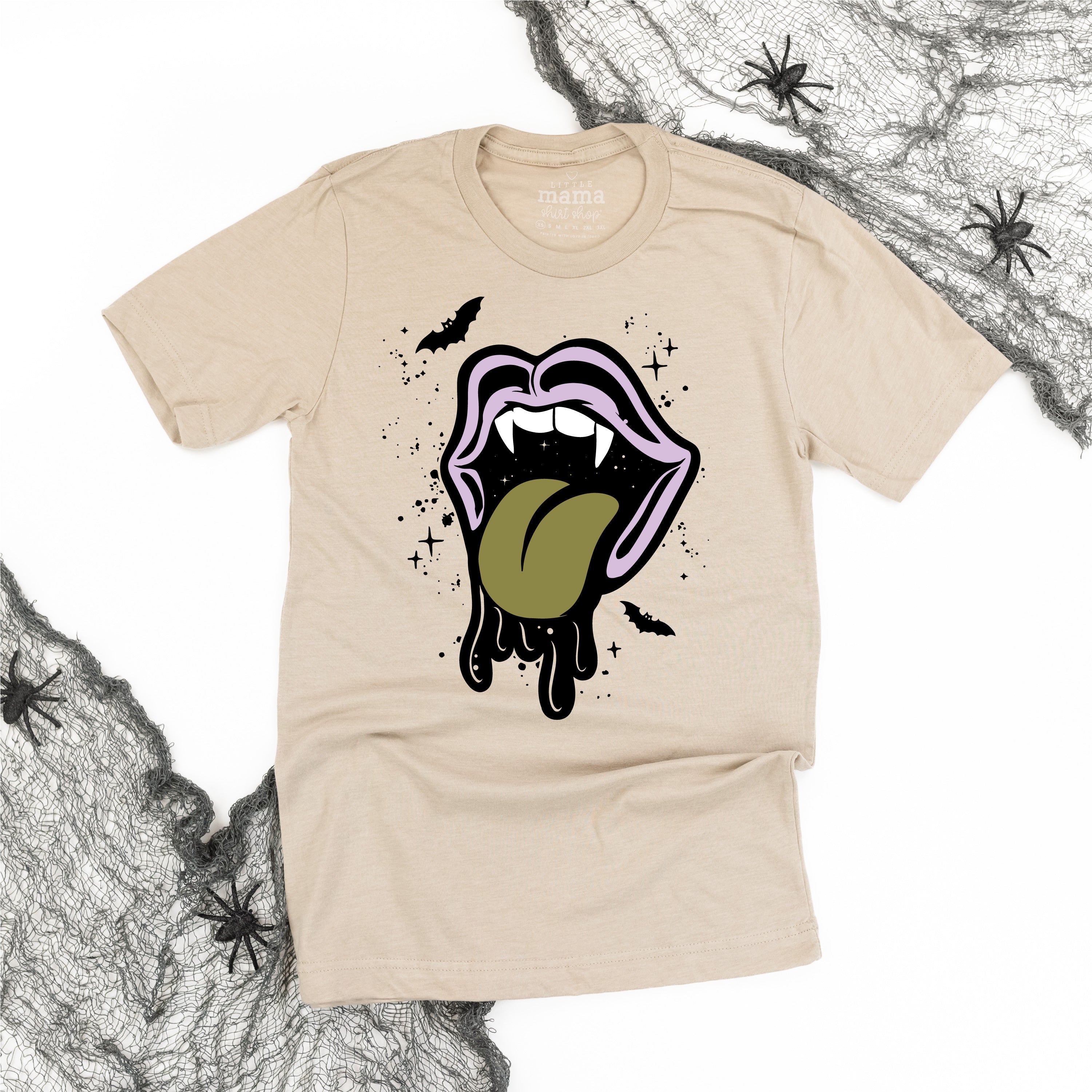 Vampire Drippy Mouth - Unisex Tee Little Mama Shirt Shop