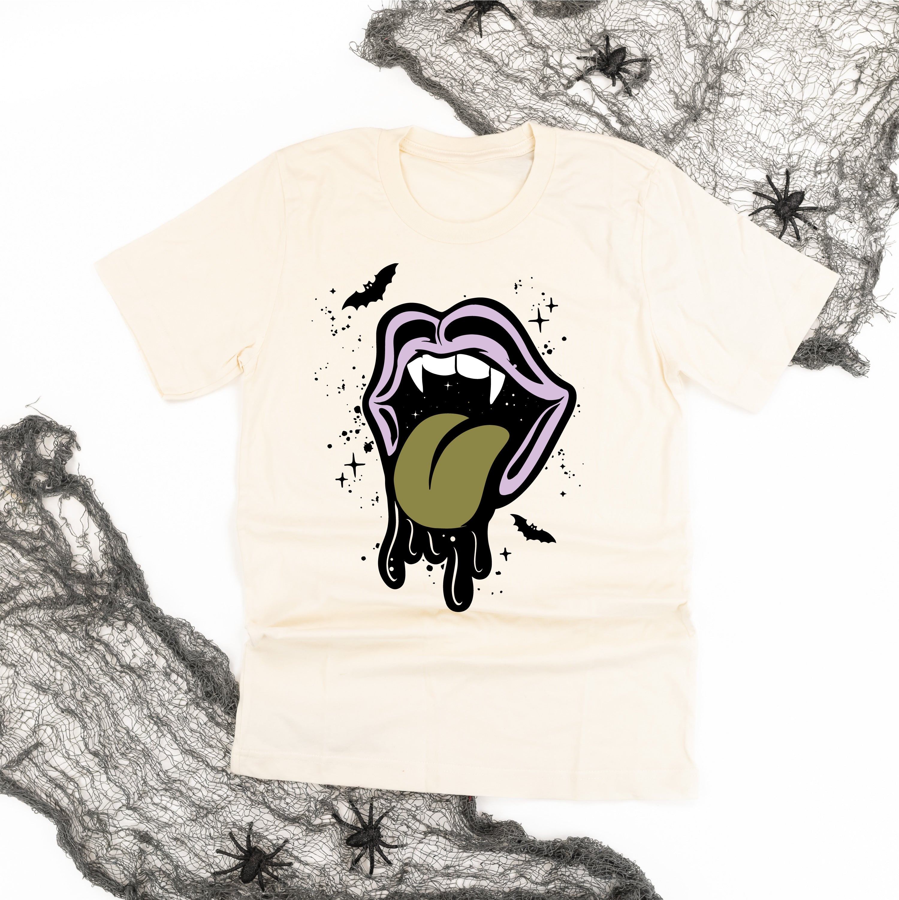 Vampire Drippy Mouth - Unisex Tee Little Mama Shirt Shop
