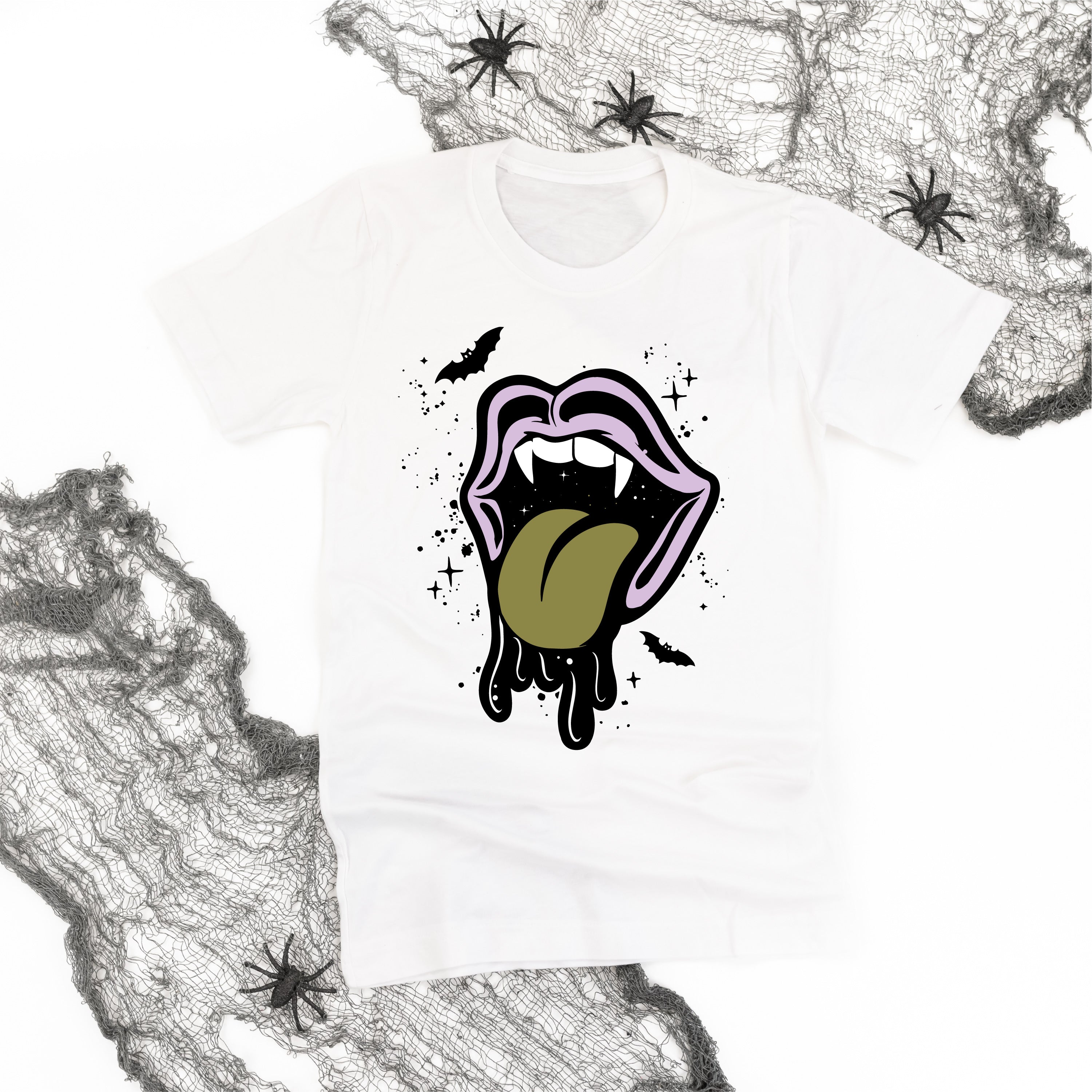 Vampire Drippy Mouth - Unisex Tee Little Mama Shirt Shop