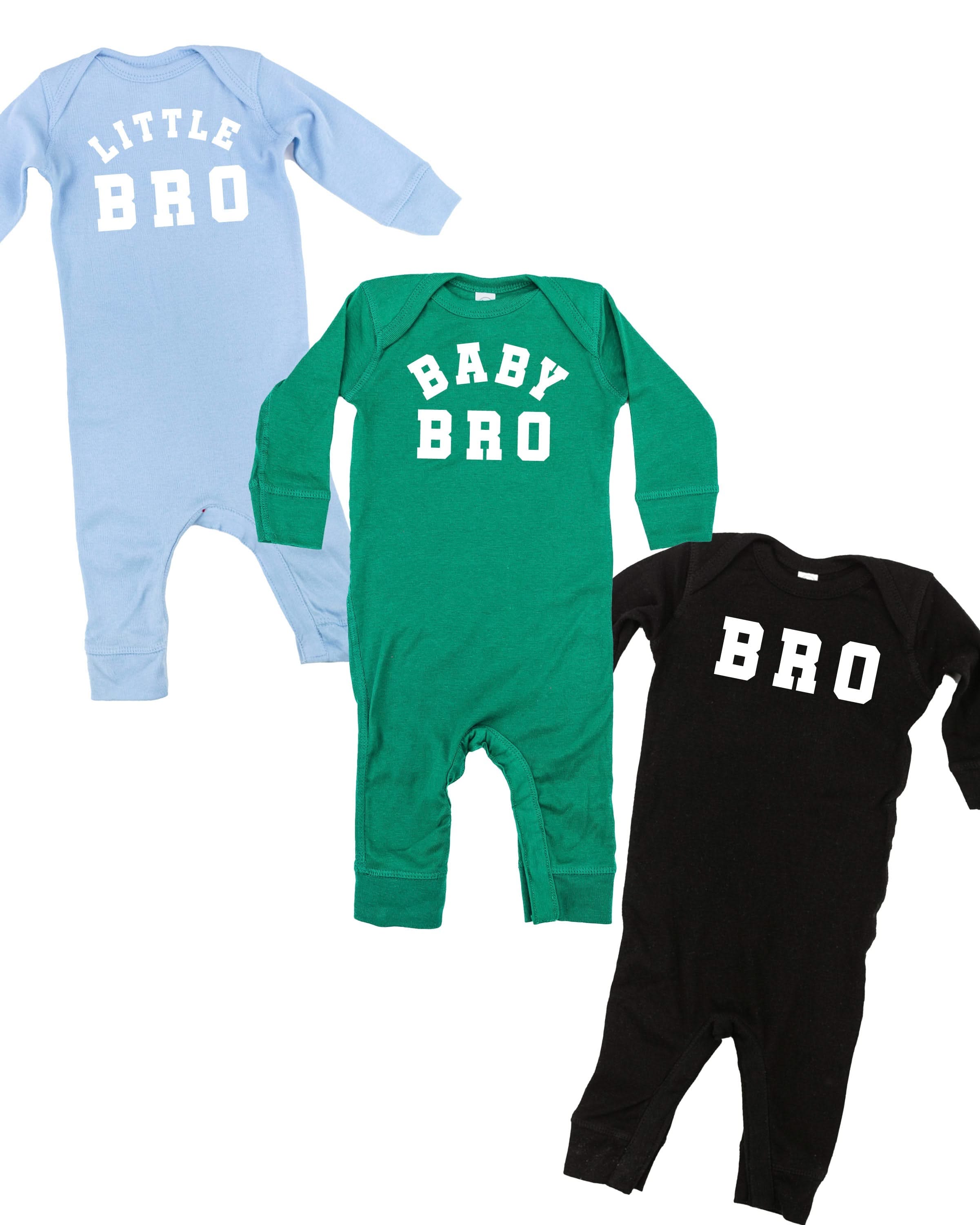 Varsity 'Bro' Sibling Tees - (Choose Your Role) - Baby Sleeper Little Mama Shirt Shop