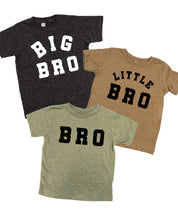 Varsity 'Bro' Sibling Tees - (Choose Your Role) - Child Tee Little Mama Shirt Shop