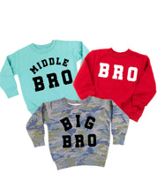 Varsity 'Bro' Sibling Tees - (Choose Your Role) - Child Sweater Little Mama Shirt Shop