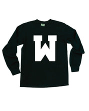 Varsity Initials - LONG SLEEVE Comfort Colors Tee Little Mama Shirt Shop