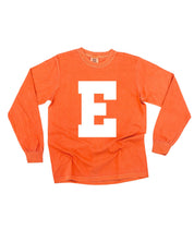 Varsity Initials - LONG SLEEVE Comfort Colors Tee Little Mama Shirt Shop