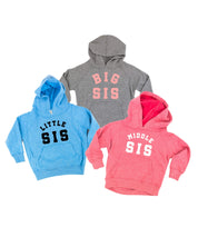 Varsity 'Sis' Sibling Tees - (Choose Your Role) - Child Hoodie Little Mama Shirt Shop LLC