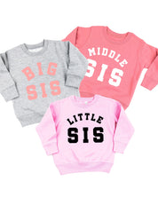 Varsity 'Sis' Sibling Tees - (Choose Your Role) - Child Sweater Little Mama Shirt Shop