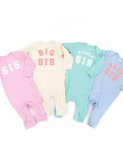 Varsity 'Sis' Sibling Tees - (Choose Your Role) - Baby Sleeper Little Mama Shirt Shop