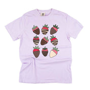 Chocolate Covered Strawberries - Comfort Colors Tee Little Mama Shirt Shop