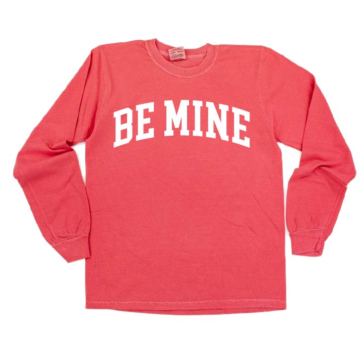 Arched Be Mine - Varsity - LONG SLEEVE Comfort Colors Tee