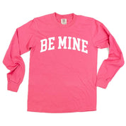 Arched Be Mine - Varsity - Long Sleeve Comfort Colors Tee Little Mama Shirt Shop