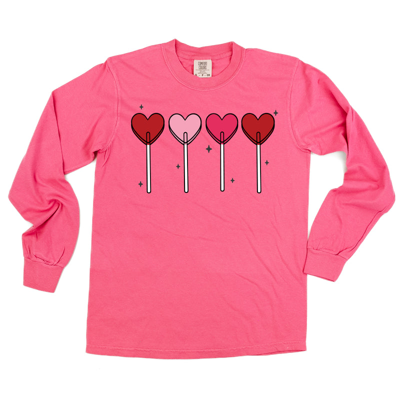 Classic Heart Lollipops - LONG SLEEVE Comfort Colors Tee