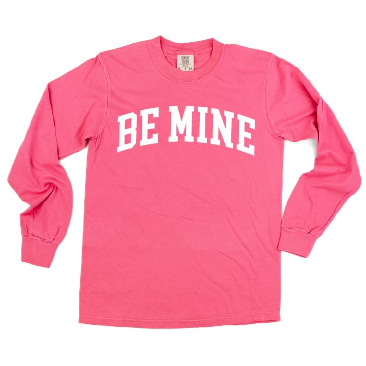 Arched Be Mine - Varsity - LONG SLEEVE Comfort Colors Tee