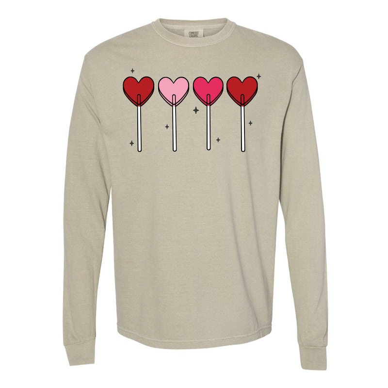 Classic Heart Lollipops - LONG SLEEVE Comfort Colors Tee