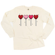 Classic Heart Lollipops - Long Sleeve Comfort Colors Tee Little Mama Shirt Shop