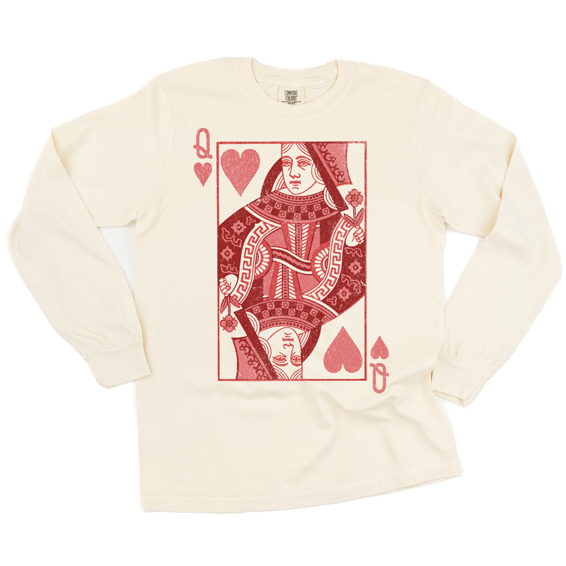 Queen Of Hearts - LONG SLEEVE Comfort Colors Tee