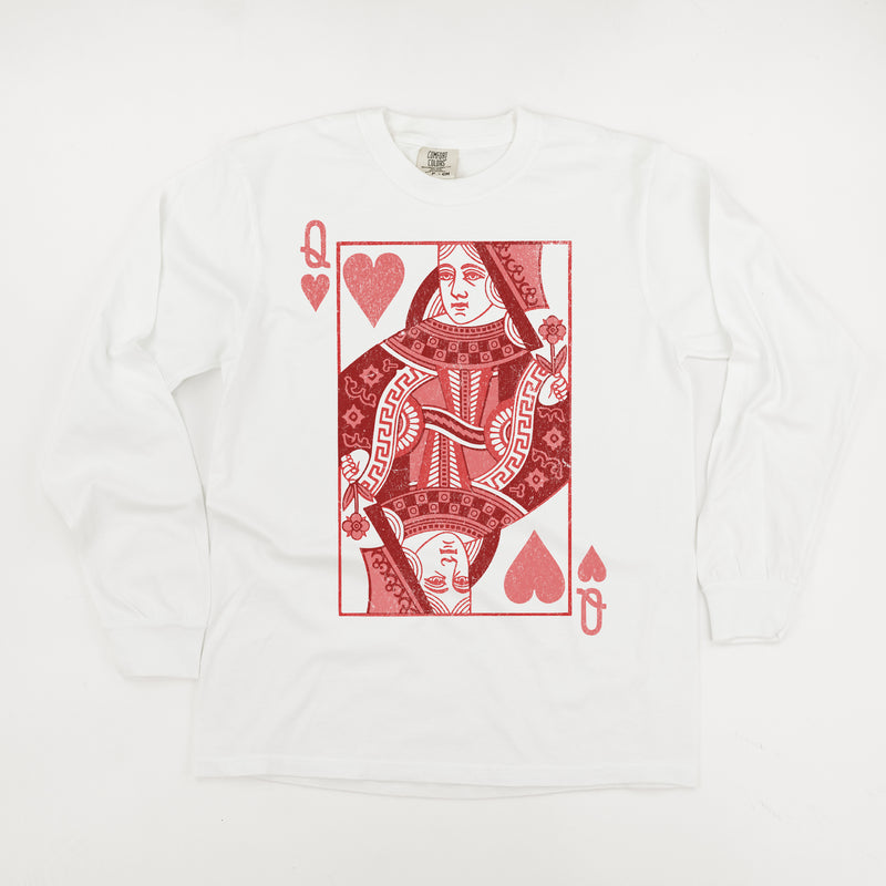 Queen Of Hearts - LONG SLEEVE Comfort Colors Tee