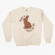 Want A Piece Of Me - BASIC Fleece Little Mama Shirt Shop LLC