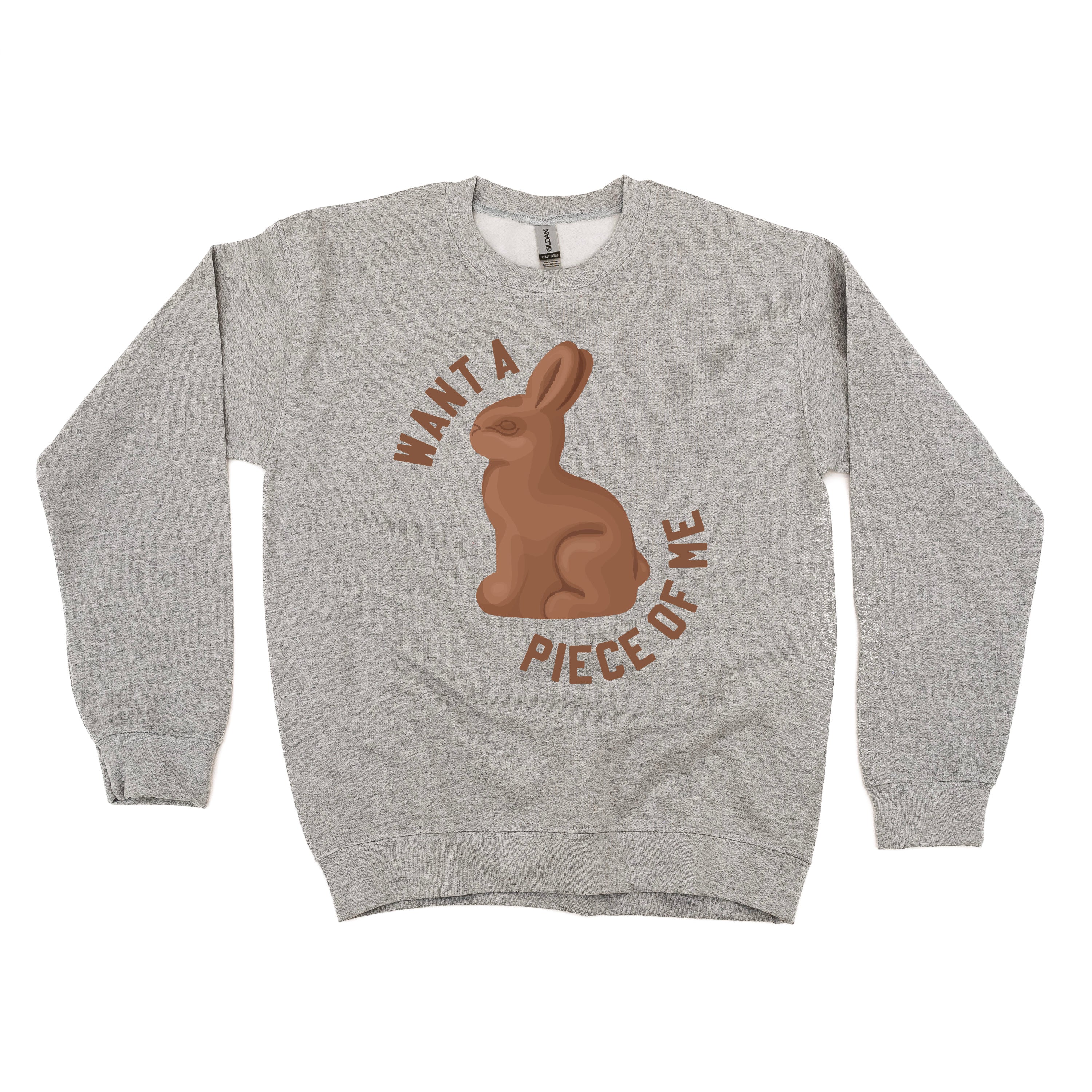Want A Piece Of Me - BASIC Fleece Little Mama Shirt Shop LLC