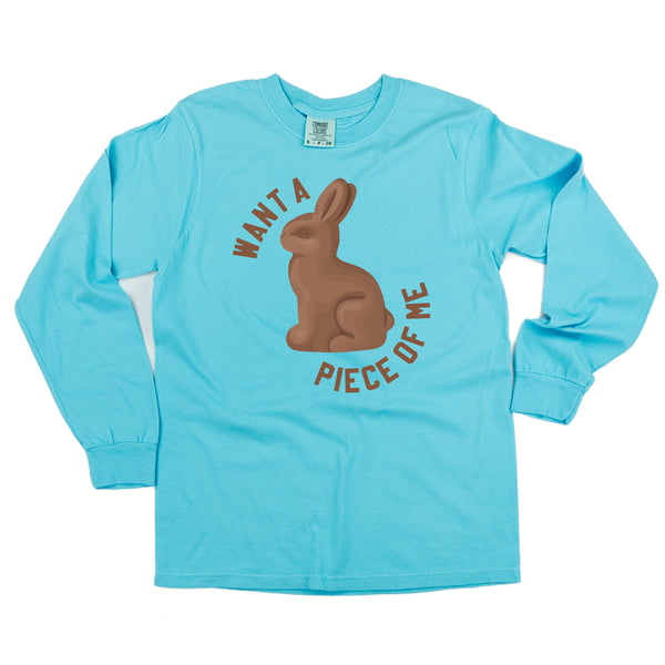 Want a Piece of Me - LONG SLEEVE COMFORT COLORS TEE