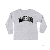 Warrior - Varsity -Child Long Sleeve Tee Little Mama Shirt Shop