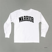 Warrior - Varsity -Child Long Sleeve Tee Little Mama Shirt Shop