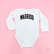 Warrior - Varsity -Child Long Sleeve Tee Little Mama Shirt Shop