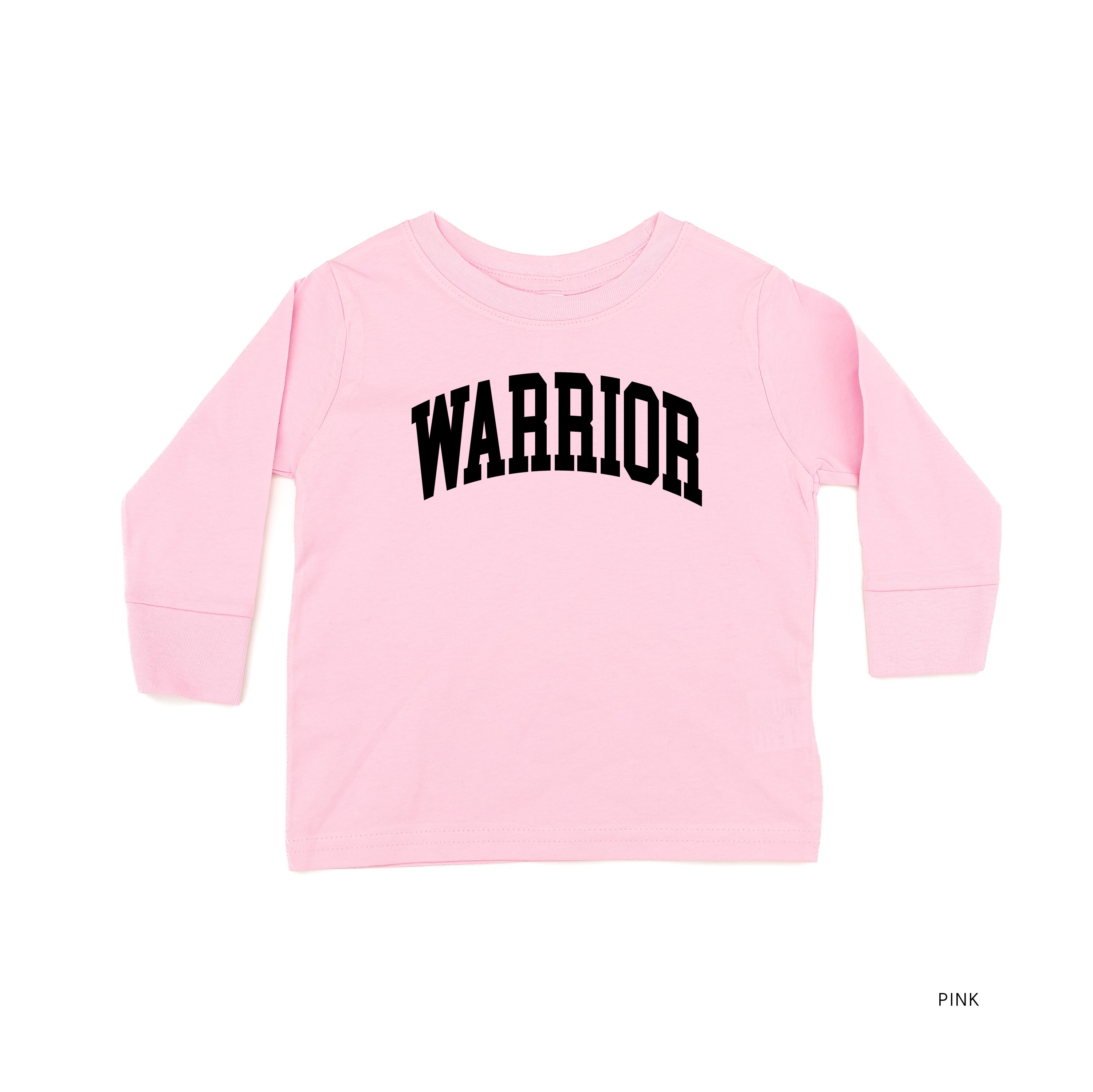 Warrior - Varsity -Child Long Sleeve Tee Little Mama Shirt Shop