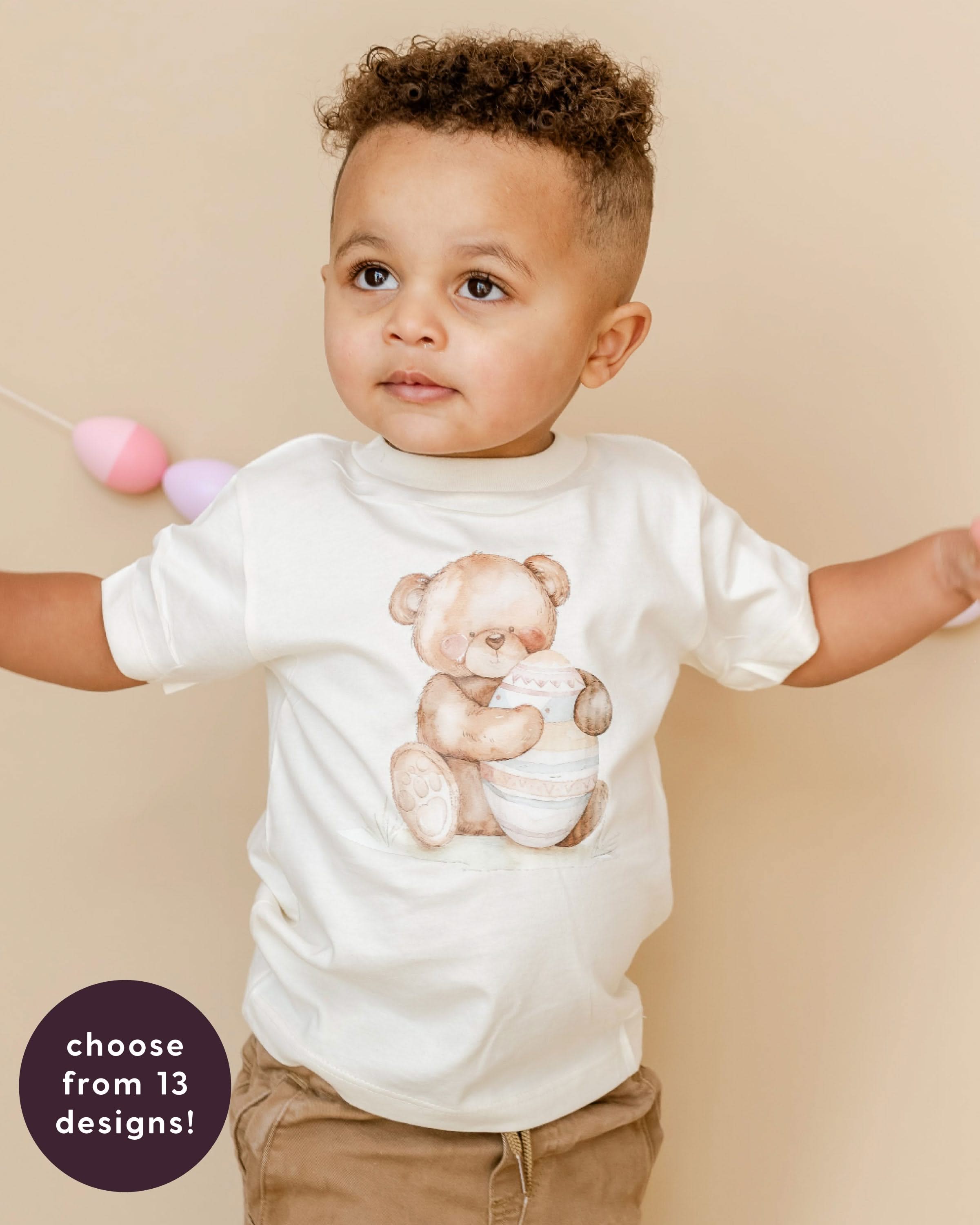 Watercolor Easter Animals - Child Tee Little Mama Shirt Shop