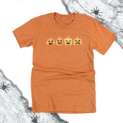 Watercolor Jack-o'-lanterns - Unisex Tee Little Mama Shirt Shop
