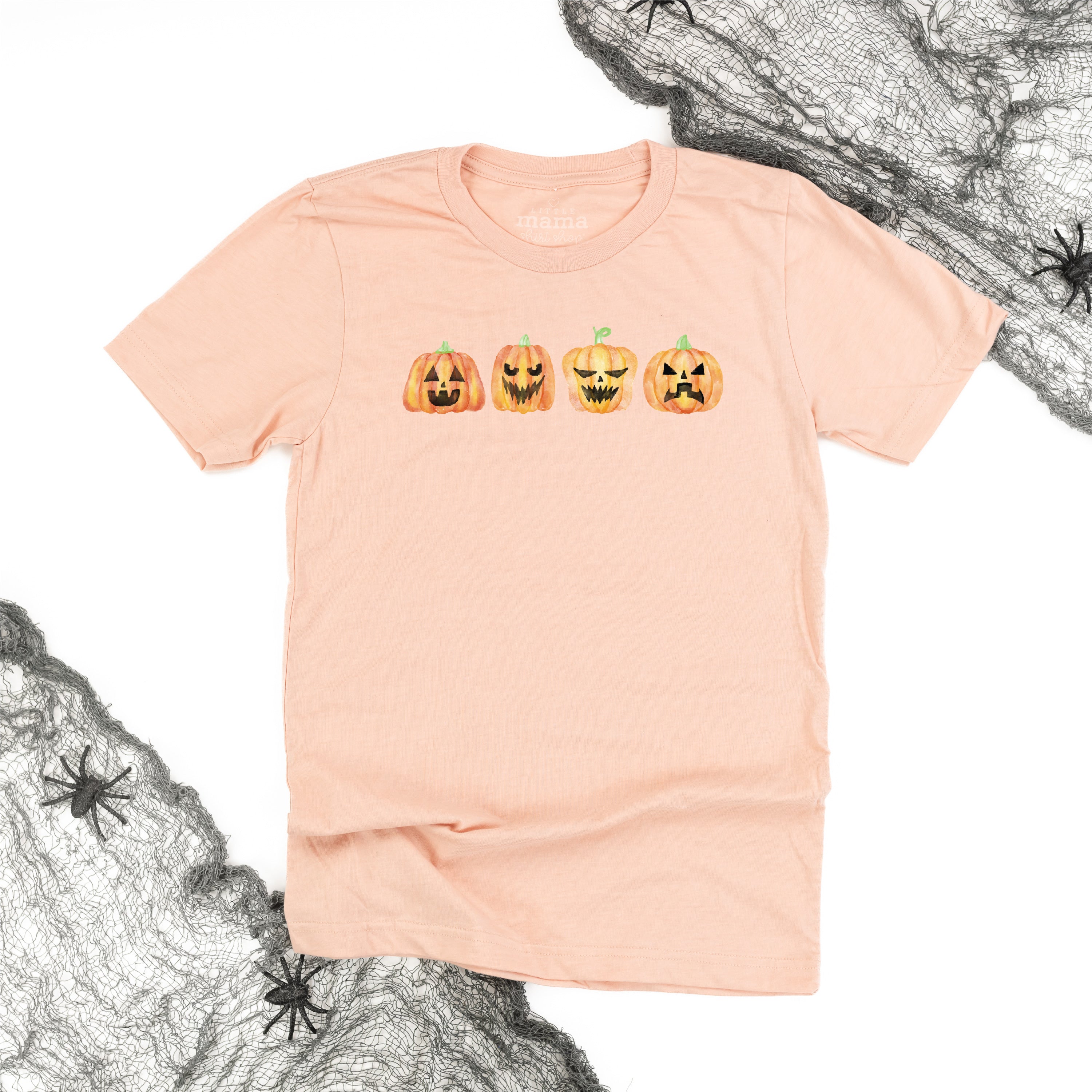 Watercolor Jack-o'-lanterns - Unisex Tee Little Mama Shirt Shop