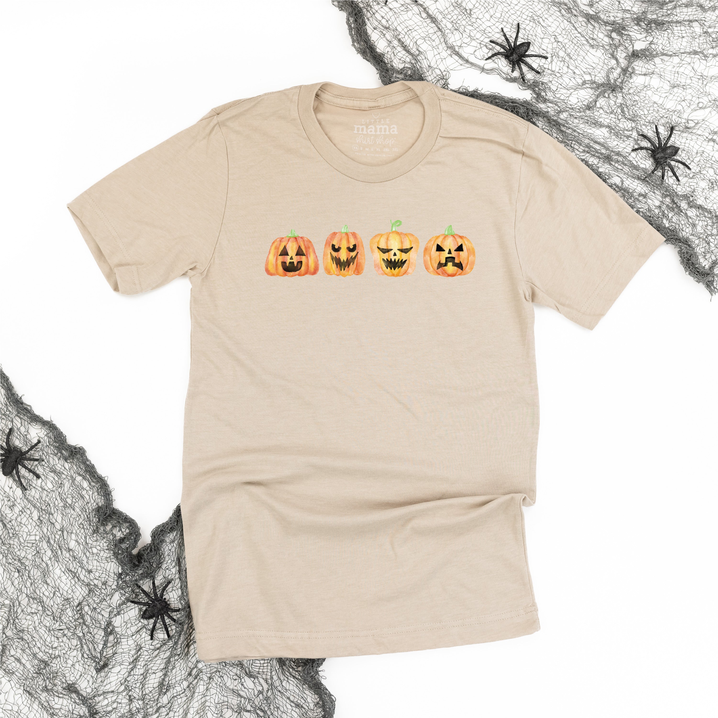 Watercolor Jack-o'-lanterns - Unisex Tee Little Mama Shirt Shop