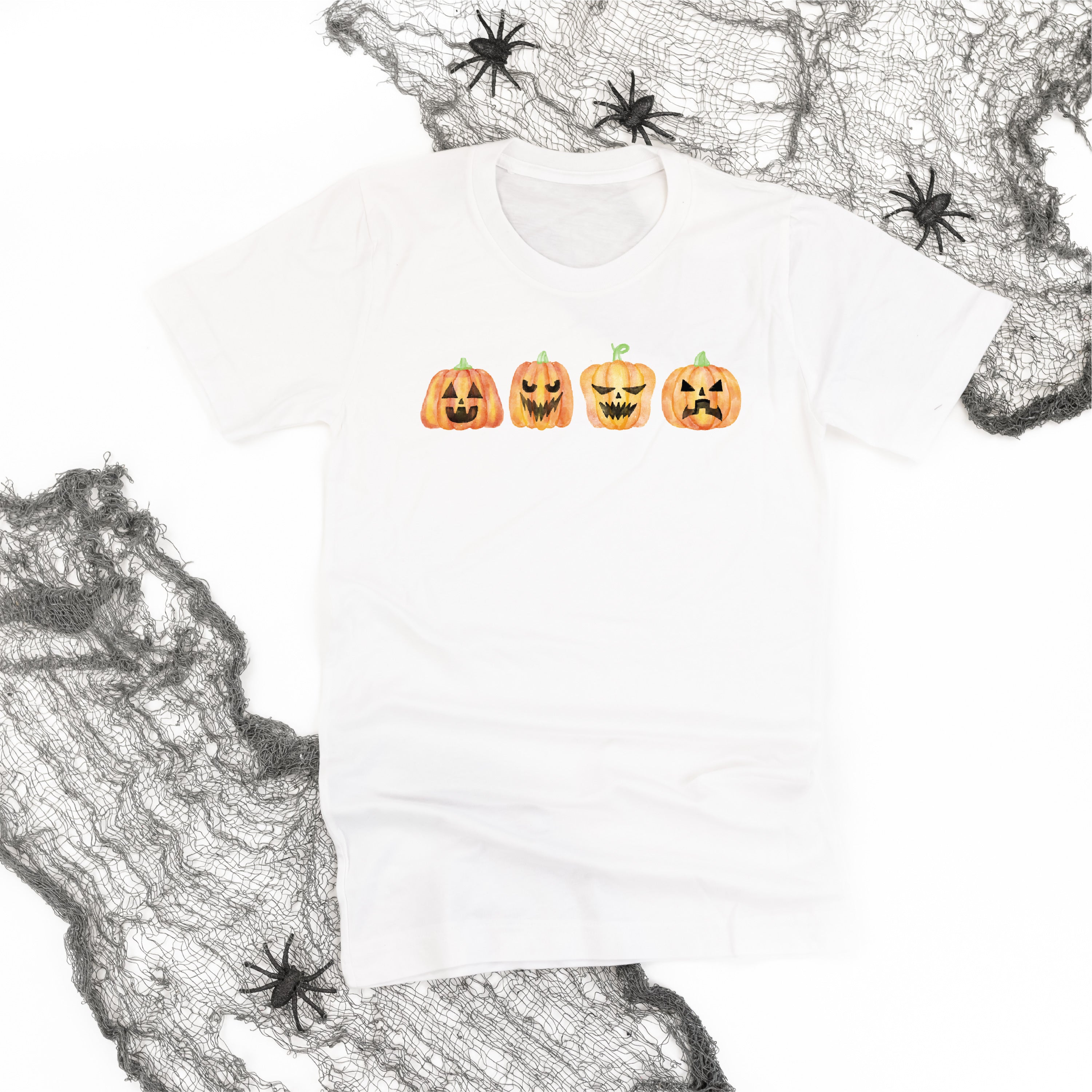 Watercolor Jack-o'-lanterns - Unisex Tee Little Mama Shirt Shop