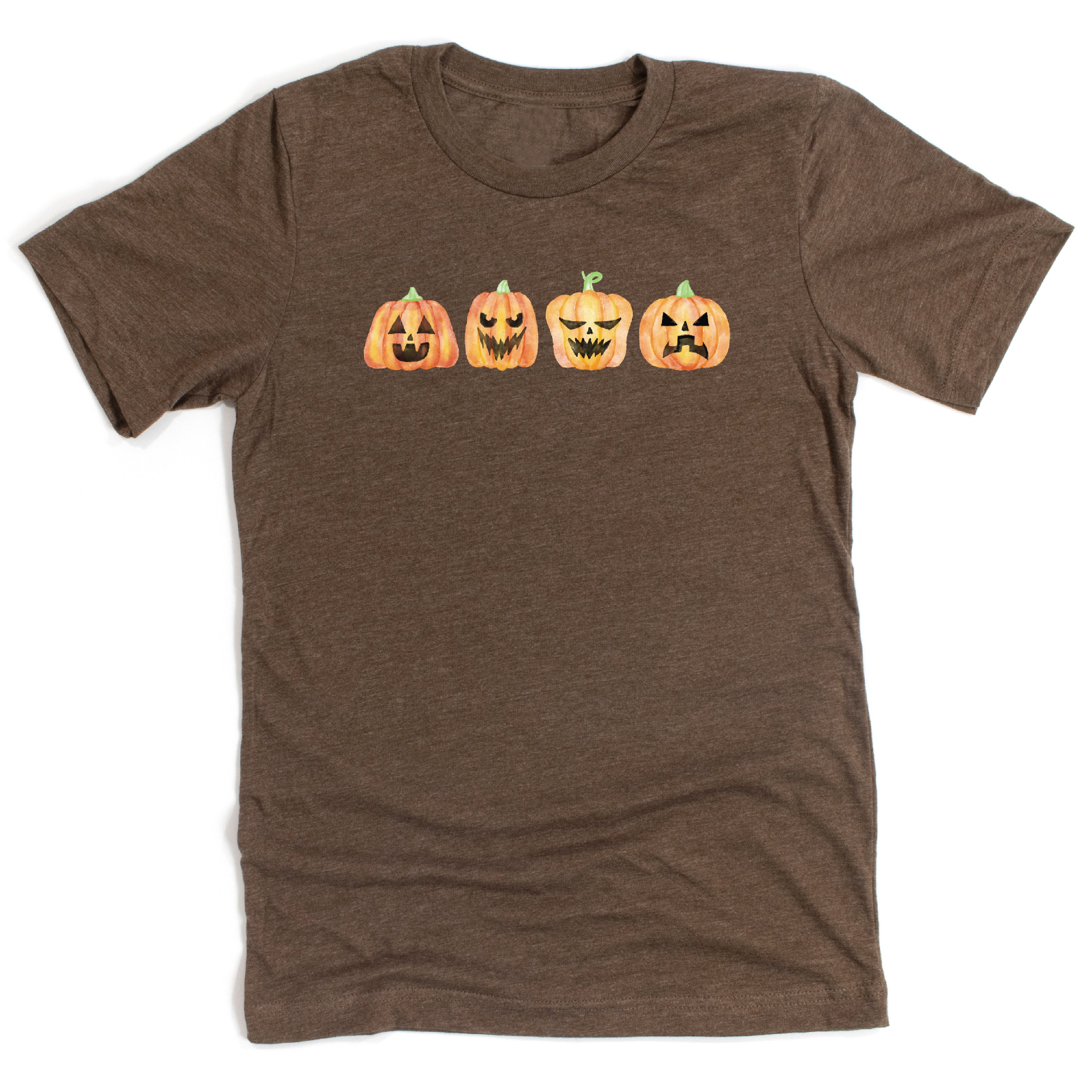 Watercolor Jack-o'-lanterns - Unisex Tee Little Mama Shirt Shop