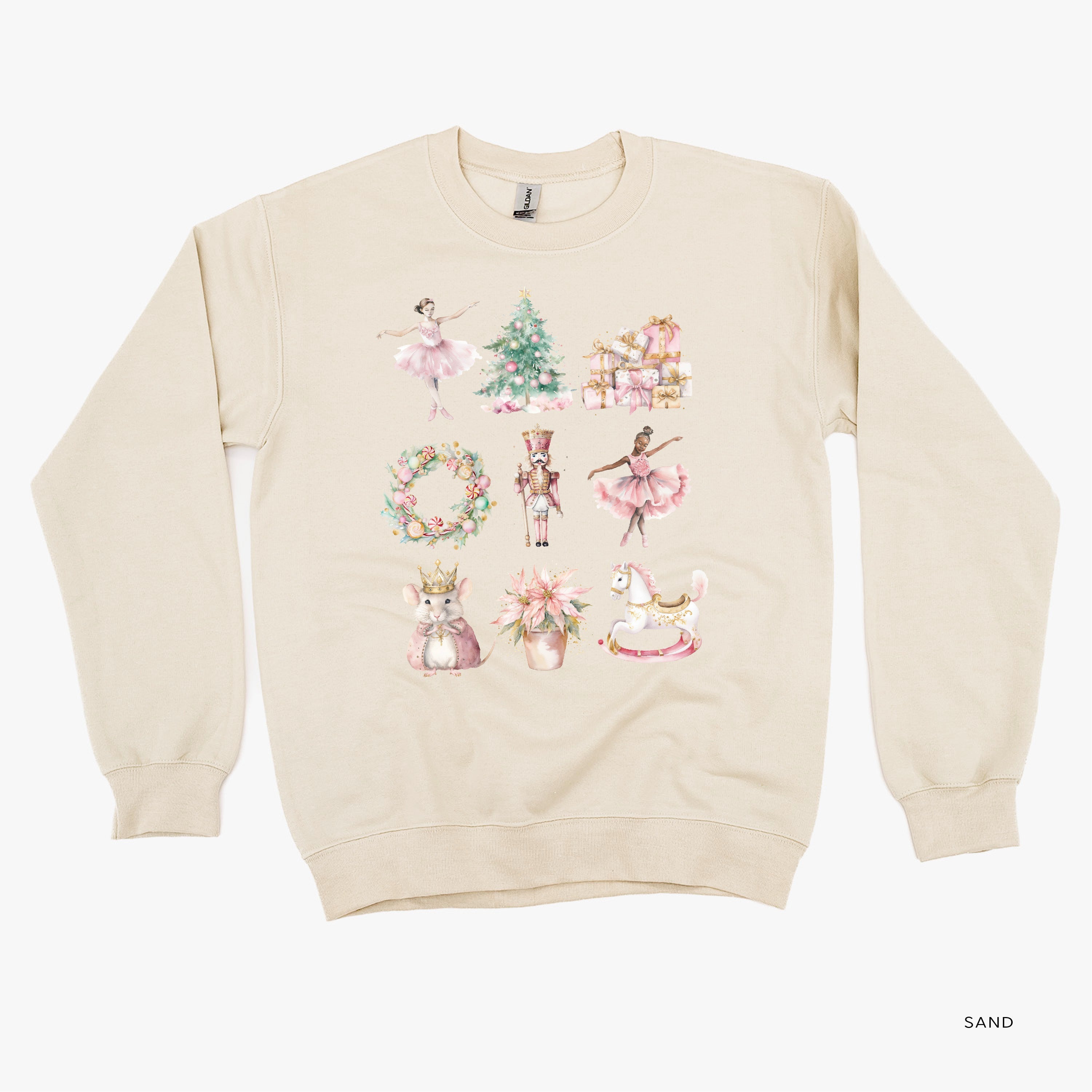 Watercolor Nutcracker - BASIC Fleece Little Mama Shirt Shop LLC