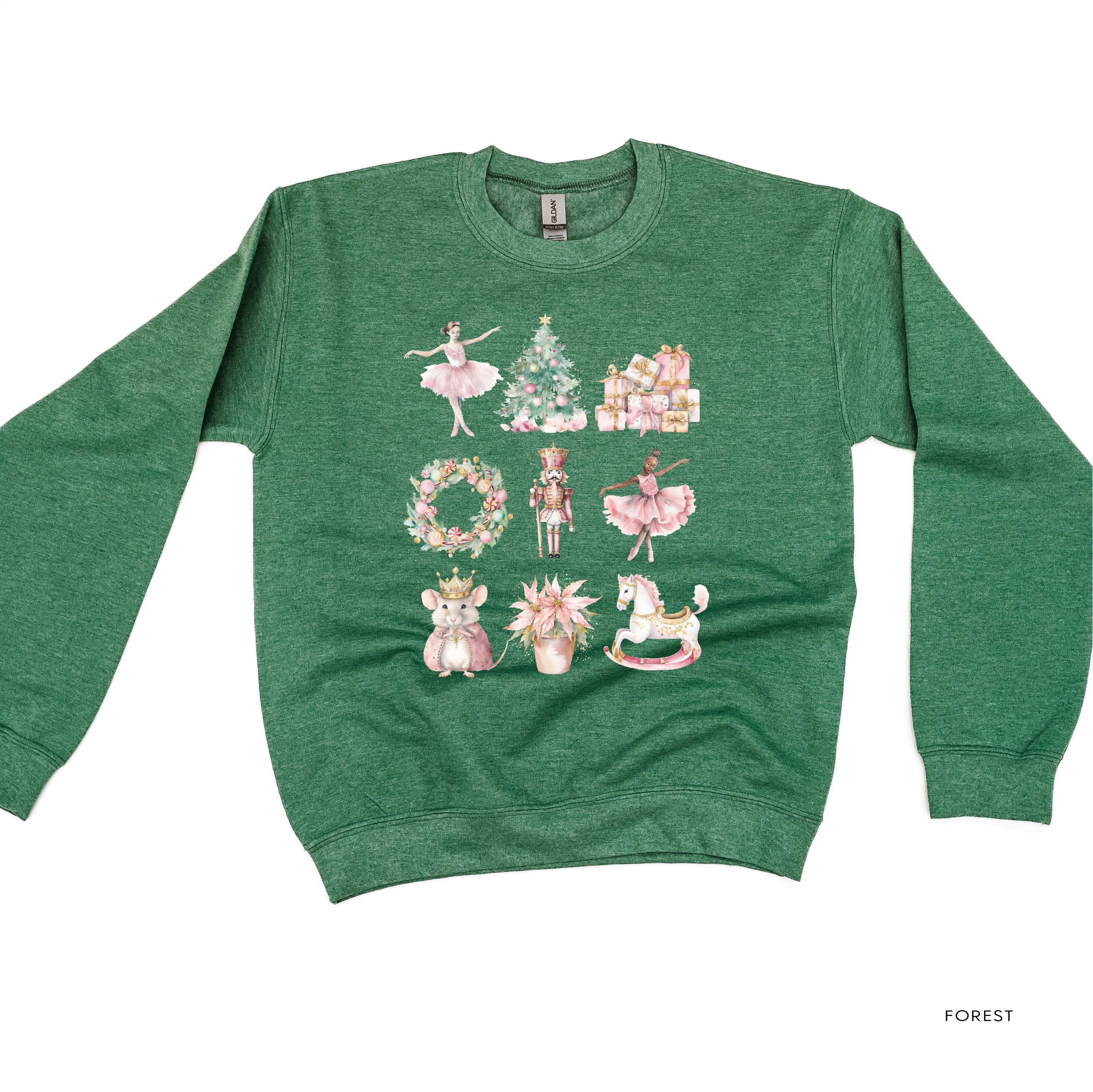 Watercolor Nutcracker - BASIC Fleece Little Mama Shirt Shop LLC