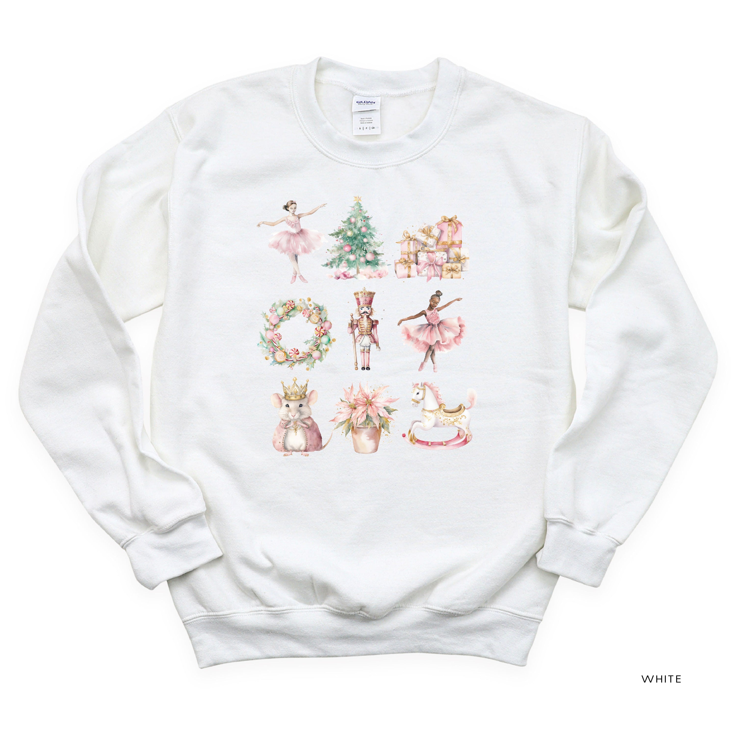 Watercolor Nutcracker - BASIC Fleece Little Mama Shirt Shop LLC