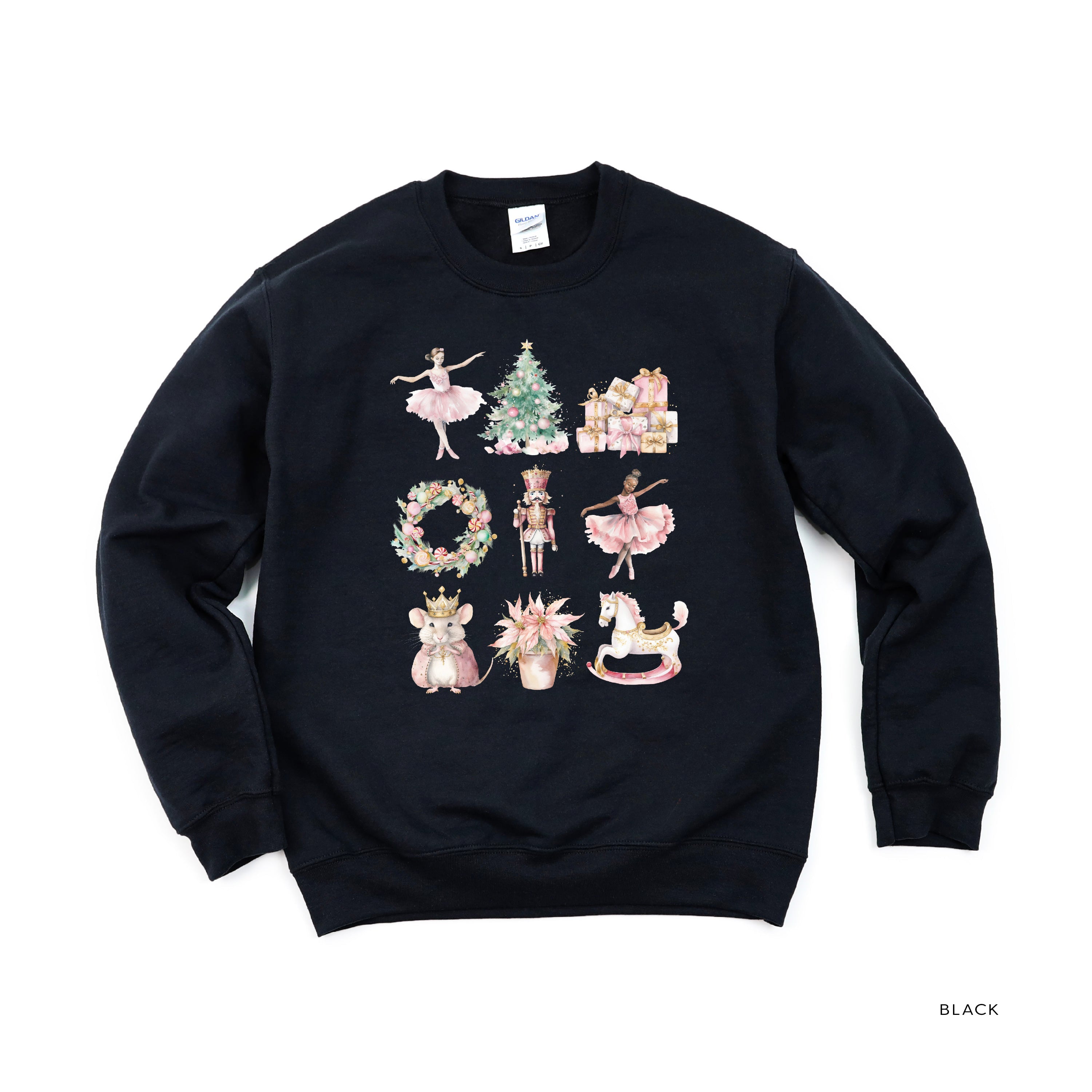 Watercolor Nutcracker - BASIC Fleece Little Mama Shirt Shop LLC