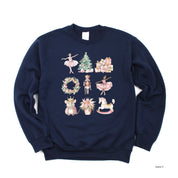 Watercolor Nutcracker - BASIC Fleece Little Mama Shirt Shop LLC