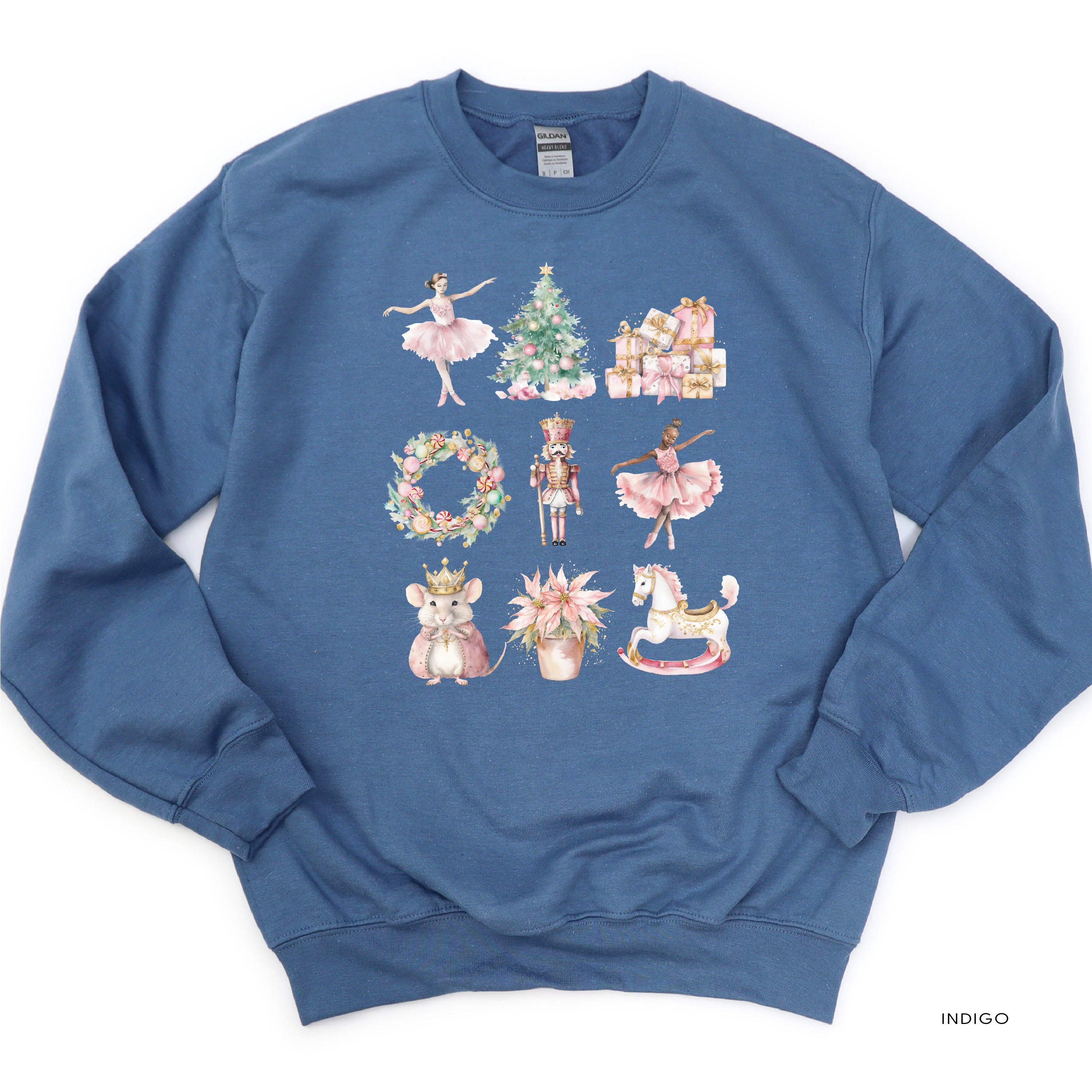 Watercolor Nutcracker - BASIC Fleece Little Mama Shirt Shop LLC
