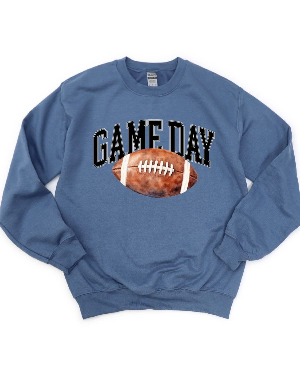 Watercolor Football - Game Day - BASIC Fleece Little Mama Shirt Shop LLC