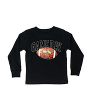 Watercolor Football - Game Day - Child LONG SLEEVE Tee Little Mama Shirt Shop