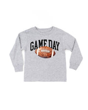Watercolor Football - Game Day - Child LONG SLEEVE Tee Little Mama Shirt Shop