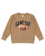 Watercolor Football - Game Day - Child Sweater Little Mama Shirt Shop