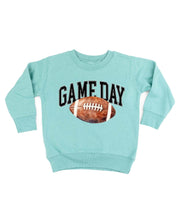 Watercolor Football - Game Day - Child Sweater Little Mama Shirt Shop