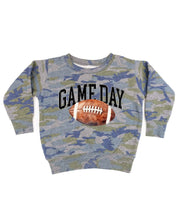 Watercolor Football - Game Day - Child Sweater Little Mama Shirt Shop